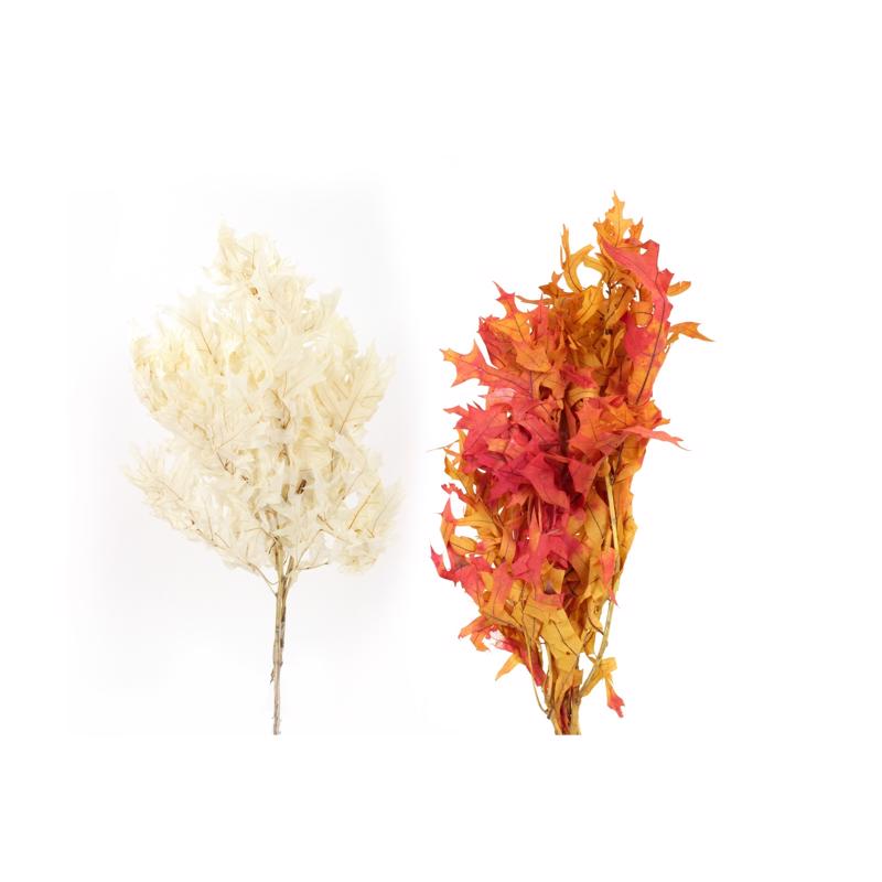 9106495 Woodsy Oak Leaves Fall Decor - Pack of 24