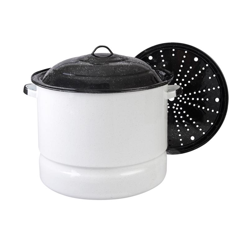Picture of Cinsa 6090057 34 qt. Ceramic Over Steel Steamer Set