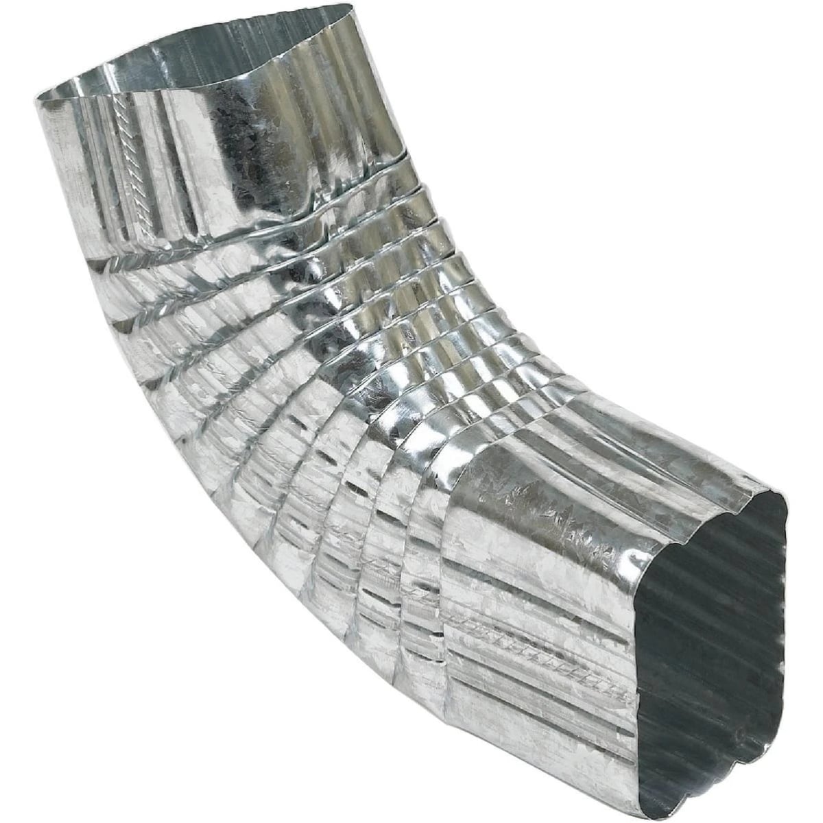 58065 2 x 3 in. Galvanized Side Downspout Elbow
