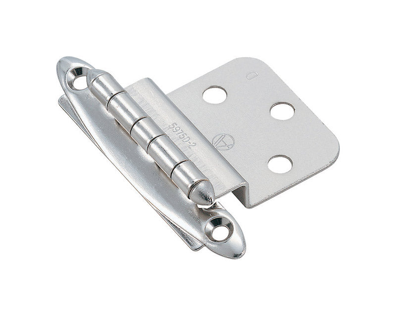 Amerock 55043 2 x 2.75 in. Polished Chrome Steel Decorative Hinge