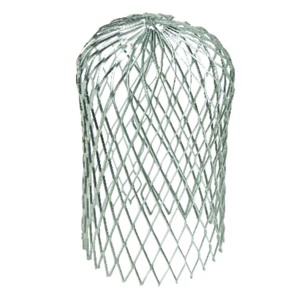 52856 3 x 5 in. Gray Galvanized Steel Gutter Strainer
