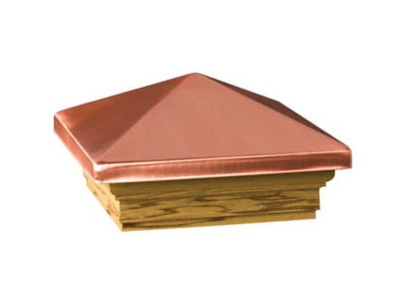 Universal Forest 5994710 3 x 4 in. Copper Wood Post Cap