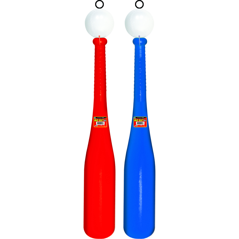 6000160 Little Pro ABS Plastic Baseball Toys, Blue & Red - 2 Piece