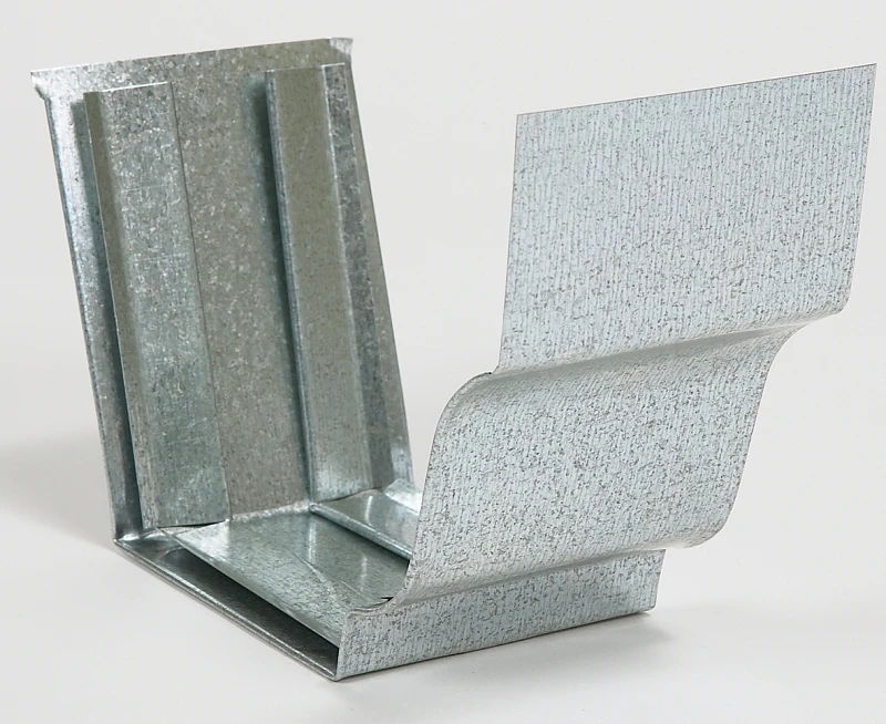 58037 5 in. Slip Joint Connector with Mill Finish Galvanized Steel