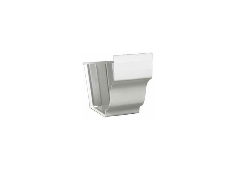58074 5 in. White Aluminum K-Style Gutter Connector