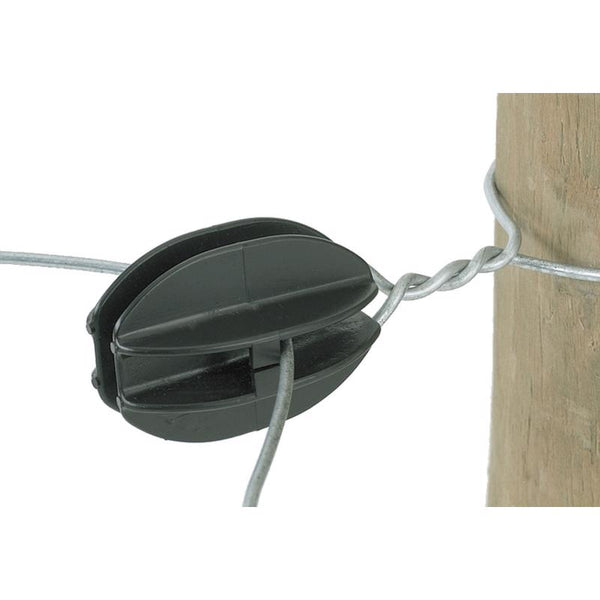 Dare Products 71505 Black Corner Knob Insulator - Pack of 10