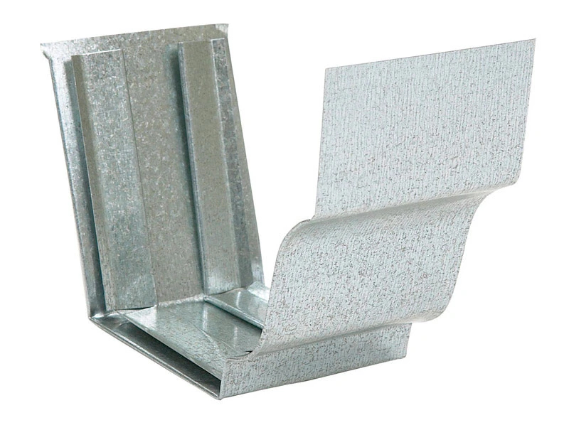 58036 4 in. Mill Finish Galvanized Steel Gutter Slip Connector