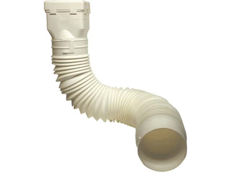 5034856 55 x 3 x 4 in. White Plastic Downspout Extension