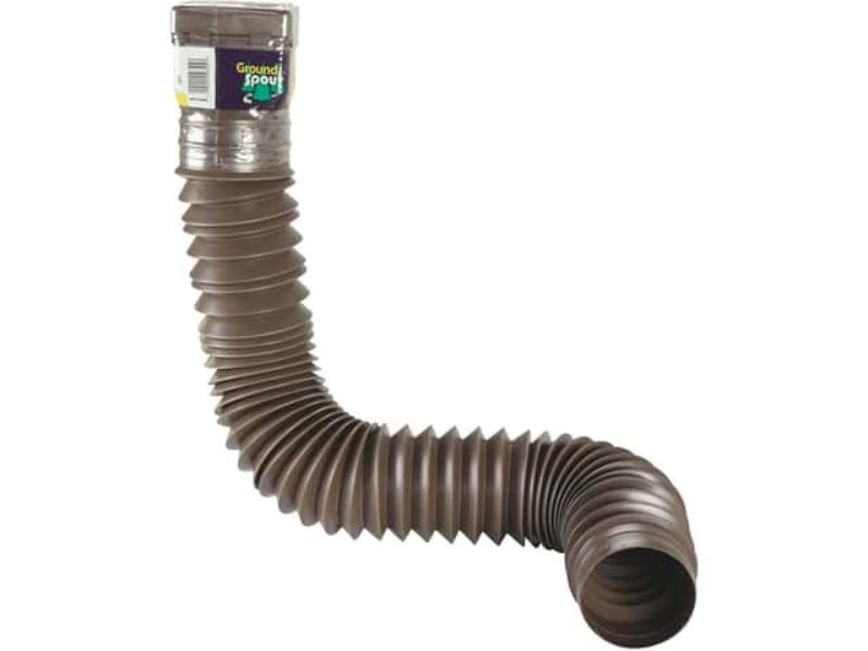5034876 55 x 3 x 4 in. Brown Plastic Downspout Extension