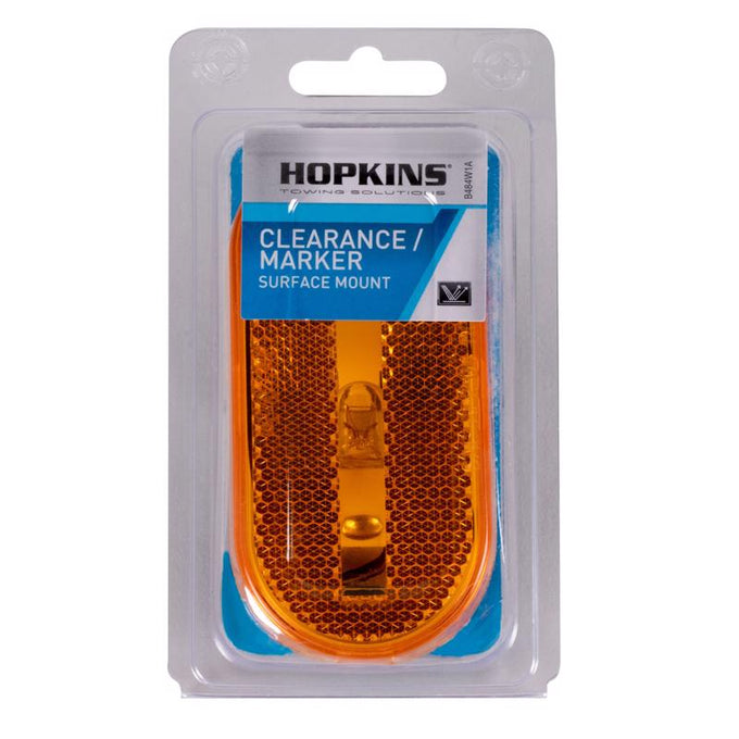 8098341 4 ft. Amber Oblong Clearance & Side Marker Light