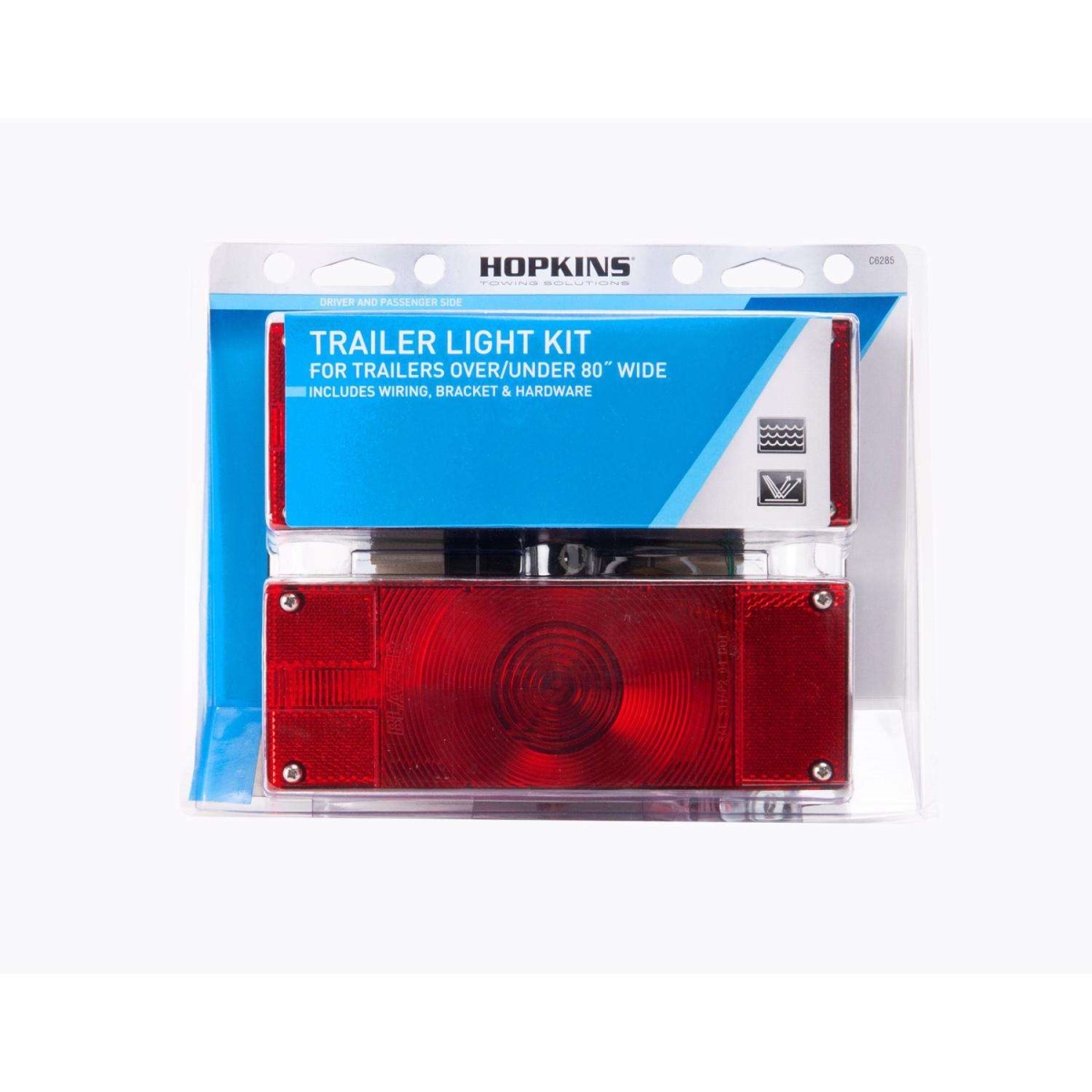 Hopkins Manufacturing Submersible Low-Profile Trailer Light Kit for Trailers Over and Under 80" Wide | by West Marine