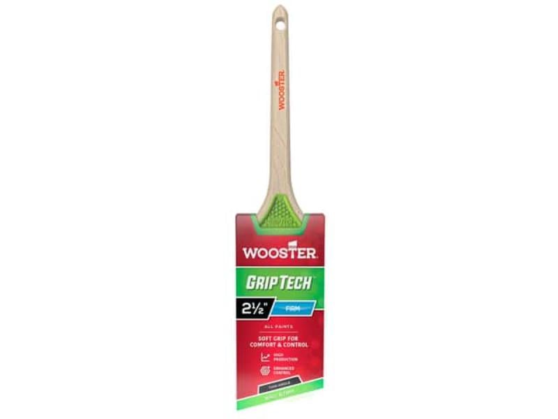 2-1/2" Wooster 5400 GripTech Thin Angle Paint Brush, Rattail Handle