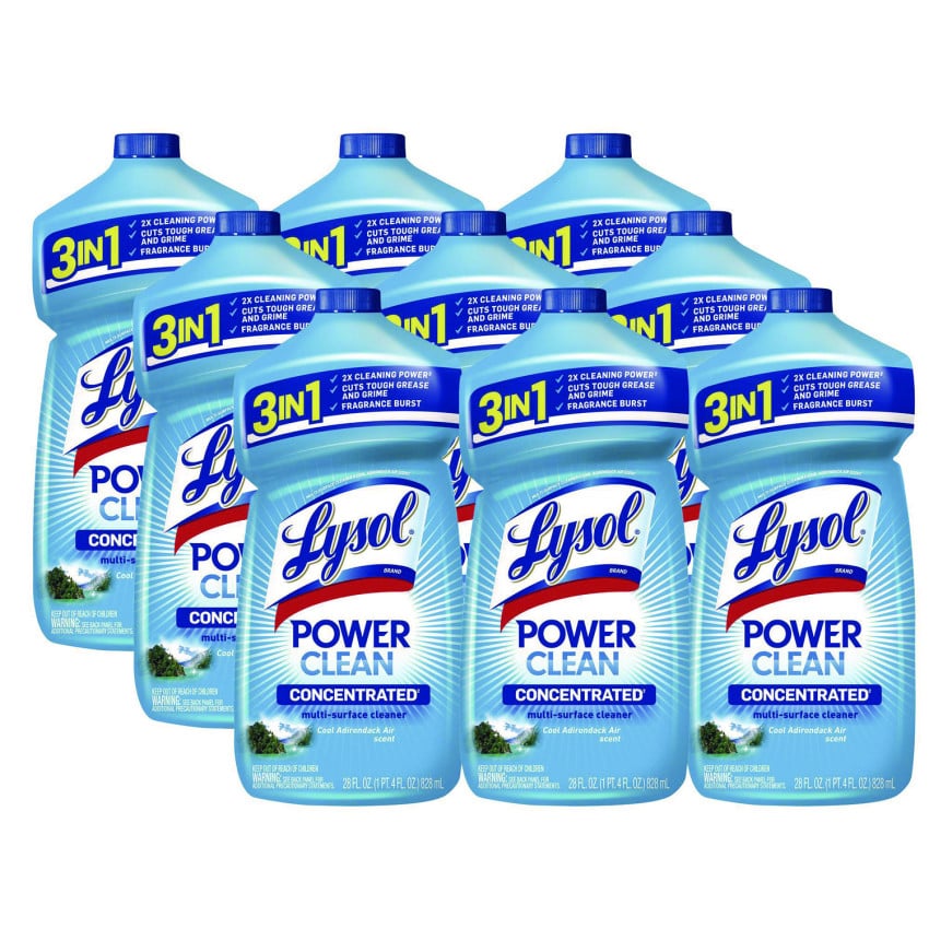 Reckitt Benckiser 1036616 28 oz Power Clean Concentrated Multi-Surface Cleaner Cool Adirondack Pour Bottle