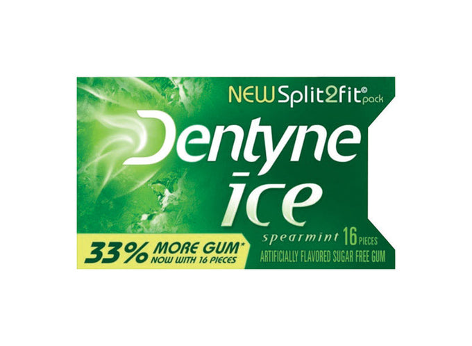 9025032 Dentyne Ice Sugar Free Spearmint Chewing Gum