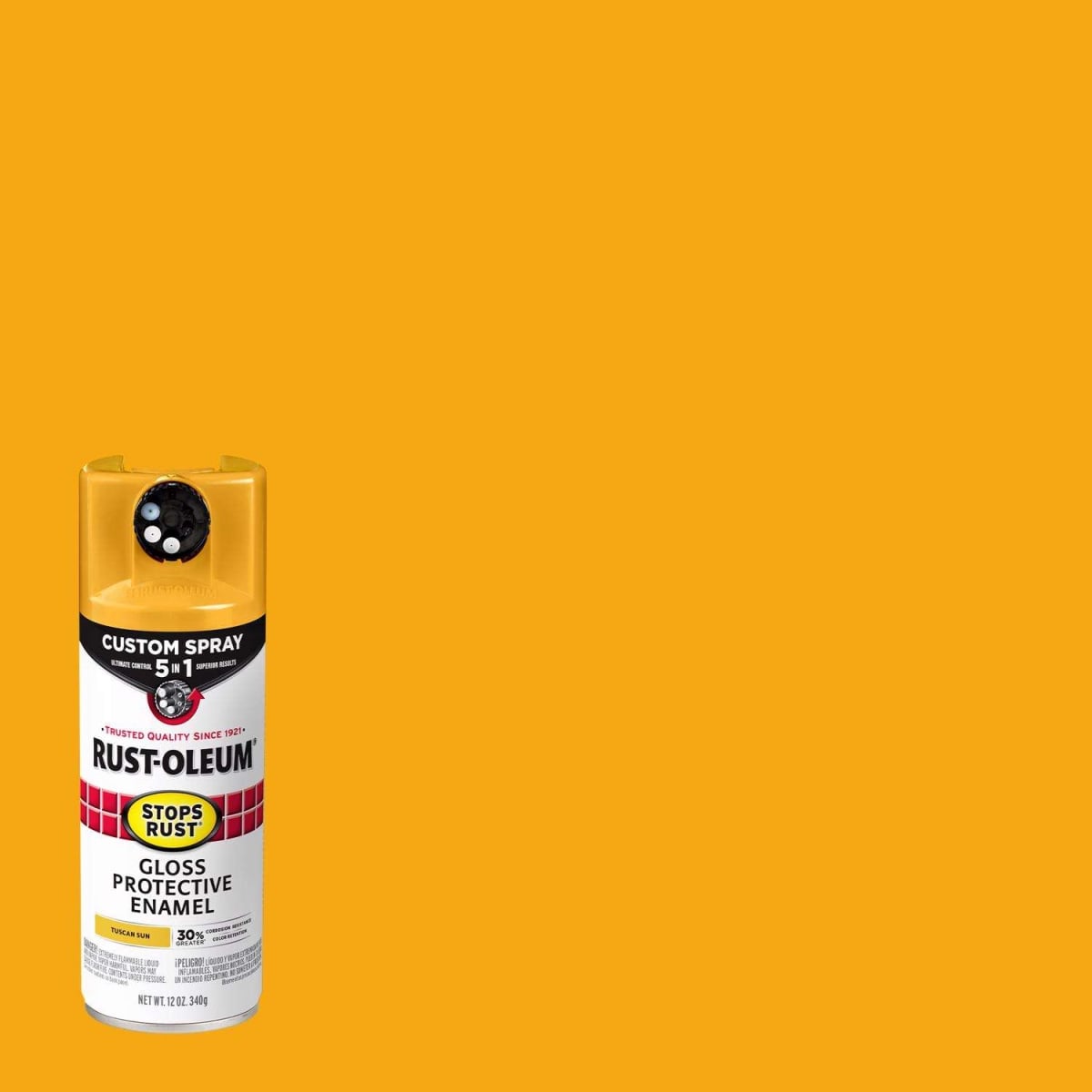 1037131 12 oz Stops Rust Gloss Tuscan Sun Enamel Spray Paint