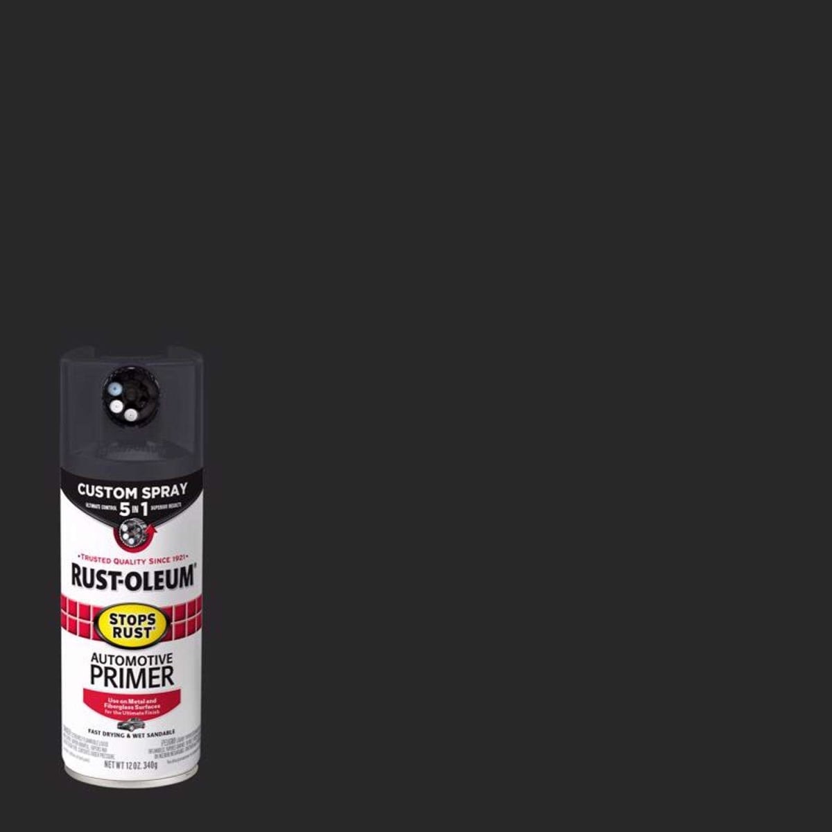 1037820 12 oz Stops Rust Flat Dark Gray Primer Spray