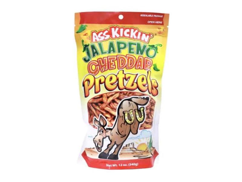 9100193 12 oz Bagged Jalapeno Cheddar Pretzels