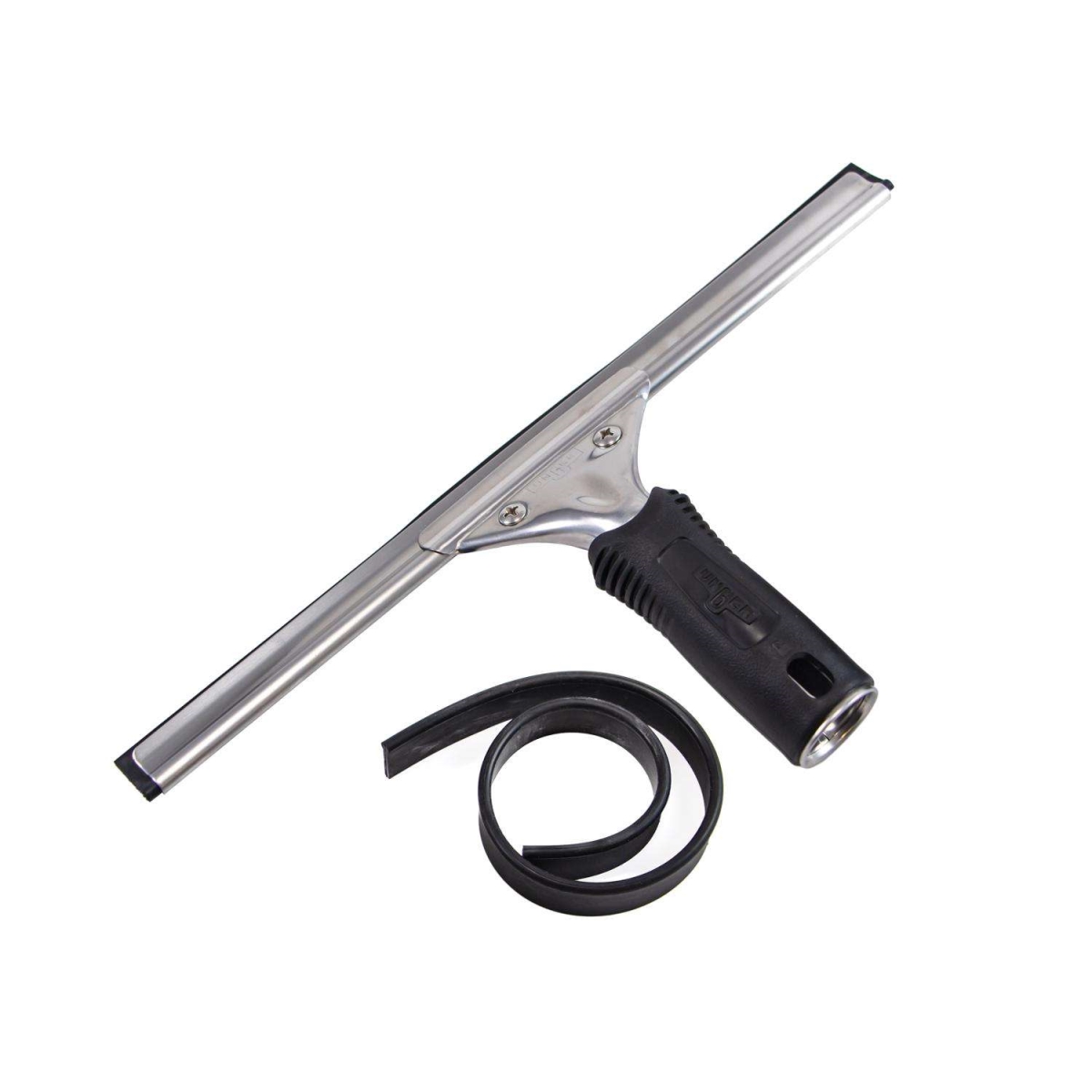 Unger Professional Window Squeegee, 12 in Blade, Poly Blade