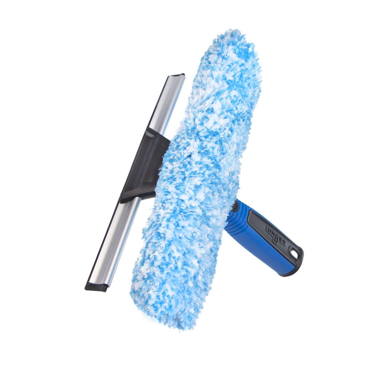 Unger Professional 2-In-1 Window Cleaner, 10 in L Head, Plastic Head, 3.54 in L