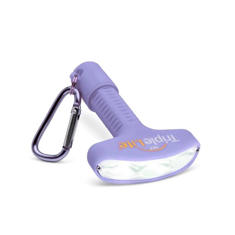 3022371 50 Lumens Purple LED Flashlight AAA Battery