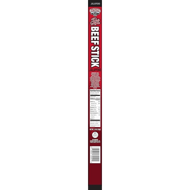 Picture of Old Trapper 9107450 1.75 oz Jalapeno Deli Style Beef Stick