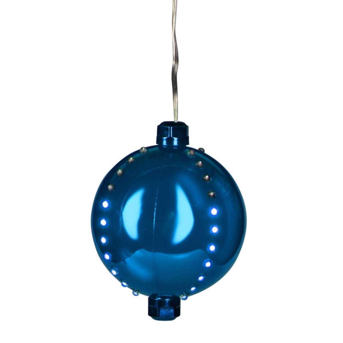 9106903 4 in. Celebrations LED Blue Snow Fall Ornament Hanging Decor
