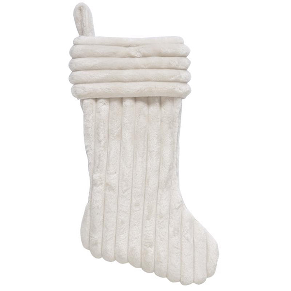 9106271 20 in. Ivory Christmas Stocking - Pack of 12