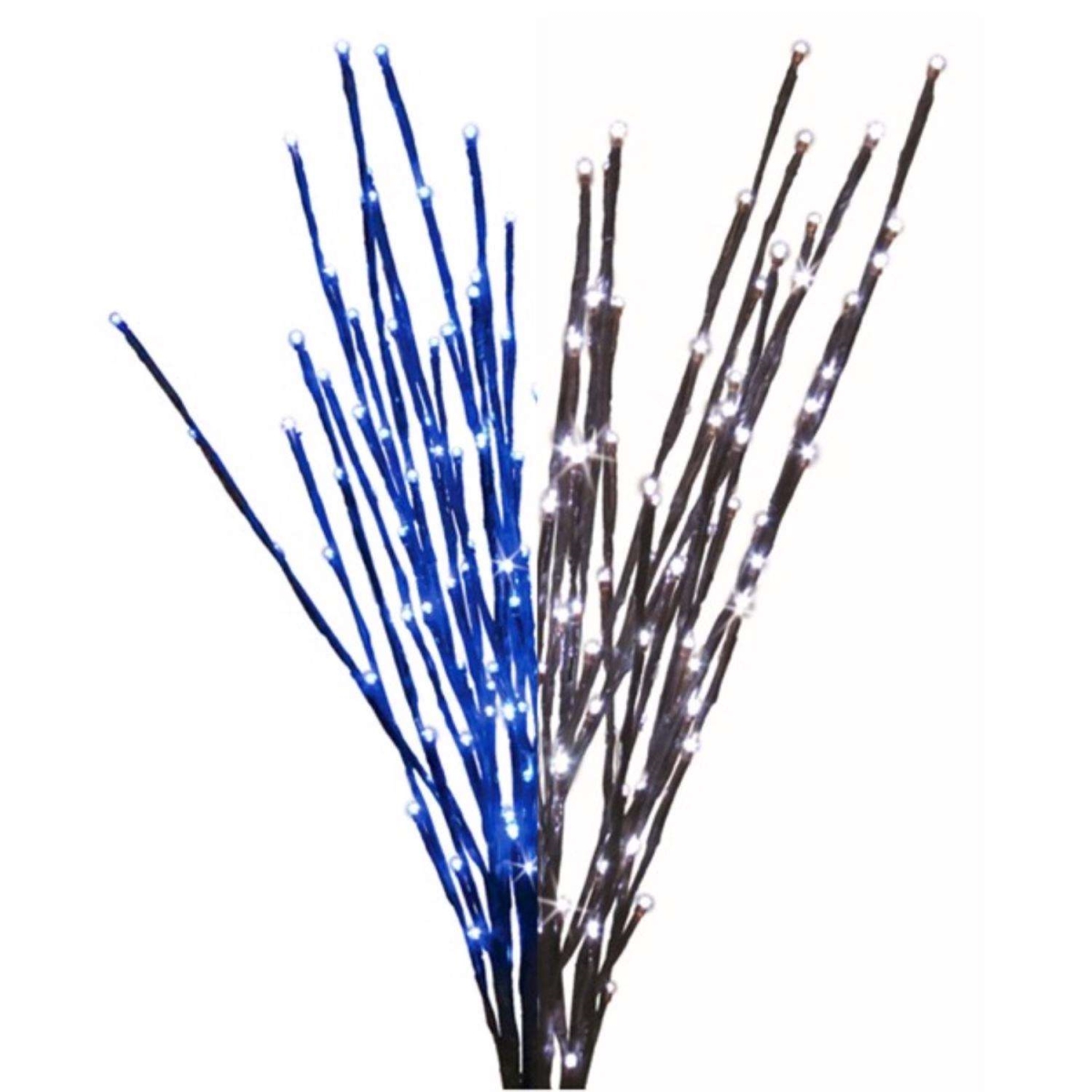 9107063 32 in. Celebrations LED Blue & Pure White Light Burst Pathway Decor