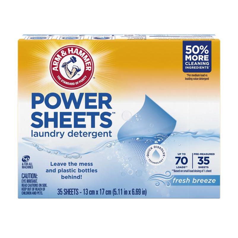 1039140 Refreshing Breeze Scent Detergent Sheets