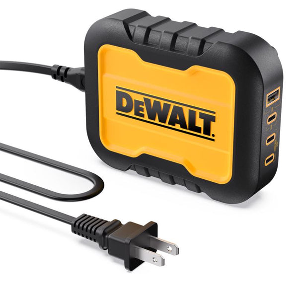 3022337 Black & Yellow Charging Station USB to AC Home Adapter for Smartphone
