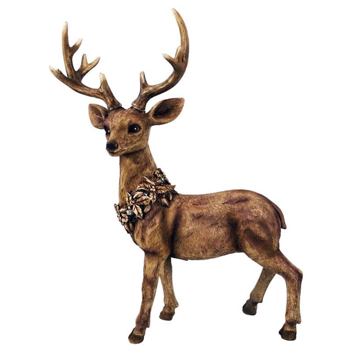 9106638 21 in. Yard Alpine LED Buck Deer Statuary Decor