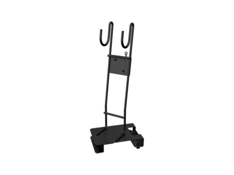 6 in. H X 4 in. W X 14.64 in. D Black Metal Grinder Tool Holder w/ tether Display