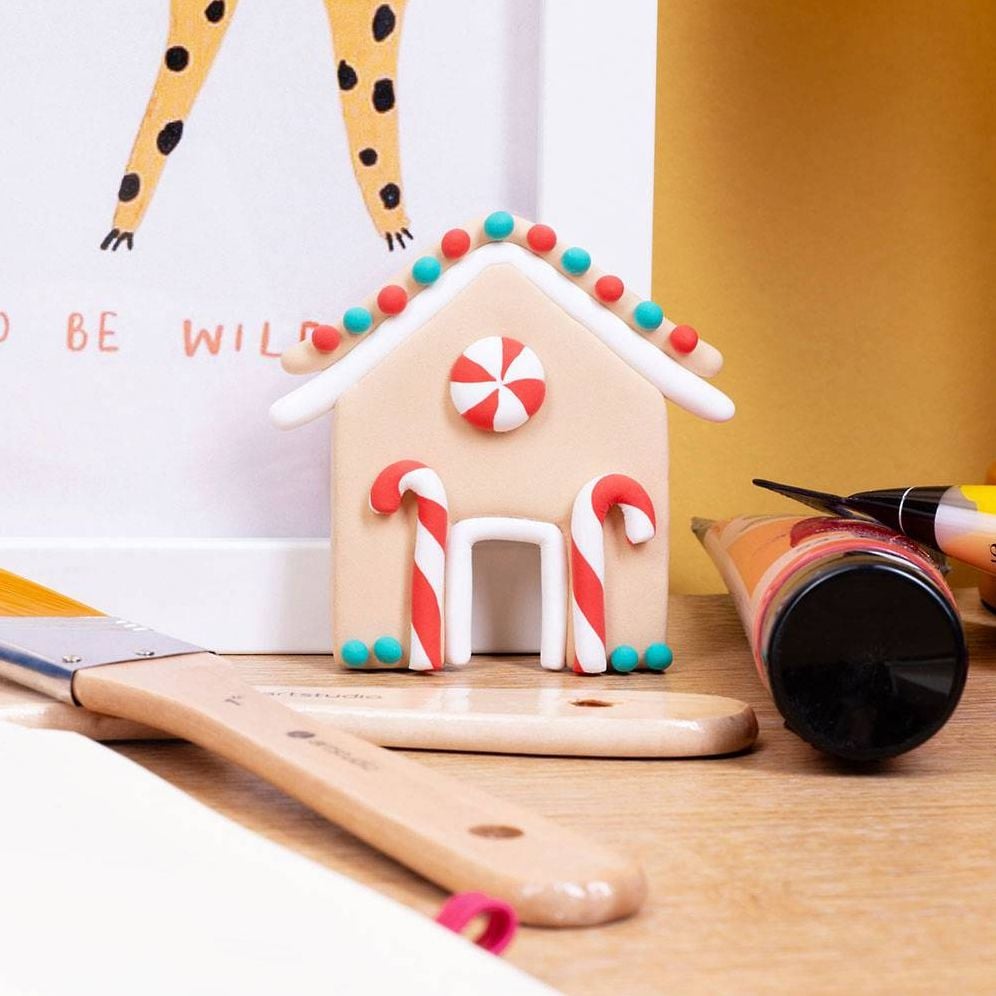Make Your Own Gingerbread House Dough Craft Set Multicolored