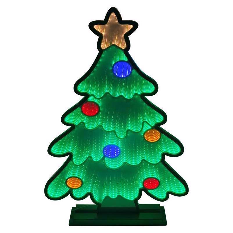 9106932 30 in. Yard Decor LED Infinity Christmas Tree