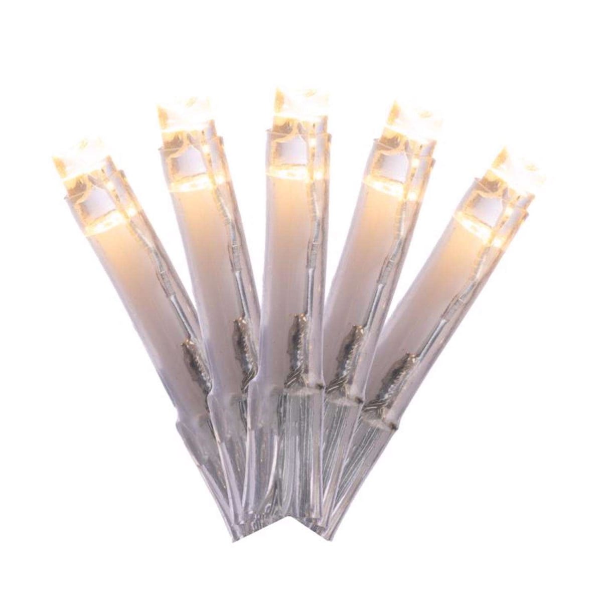 9107777 Celebrations LED Rice Multi Color & Warm White Icicle Christmas Lights - 200 Count
