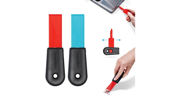 6089845 Clean Non-Stick-Safe Cleaning Tool, Red & Blue - Set of 2