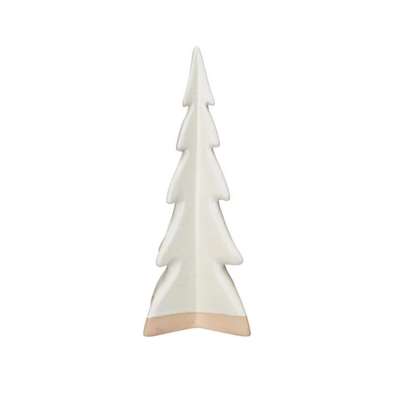 9106335 11 in. Cream Tree Table Decor