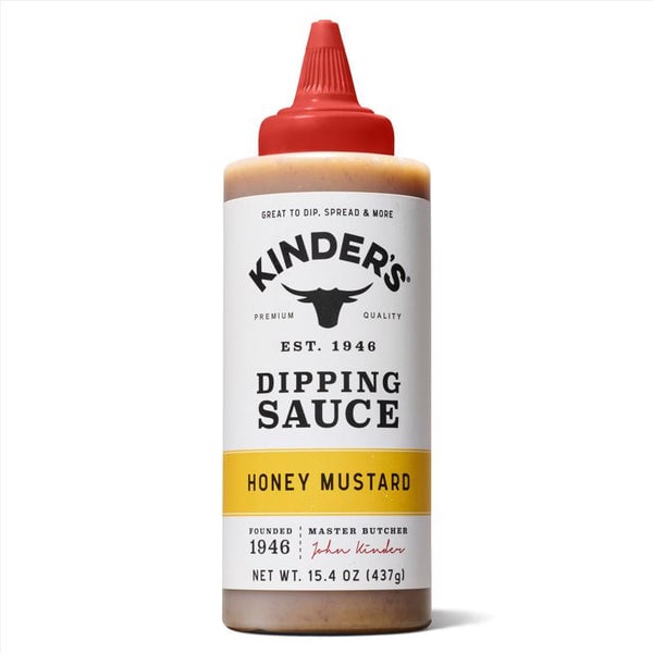 8126384 15.4 oz Kinders Honey Mustard BBQ Sauce