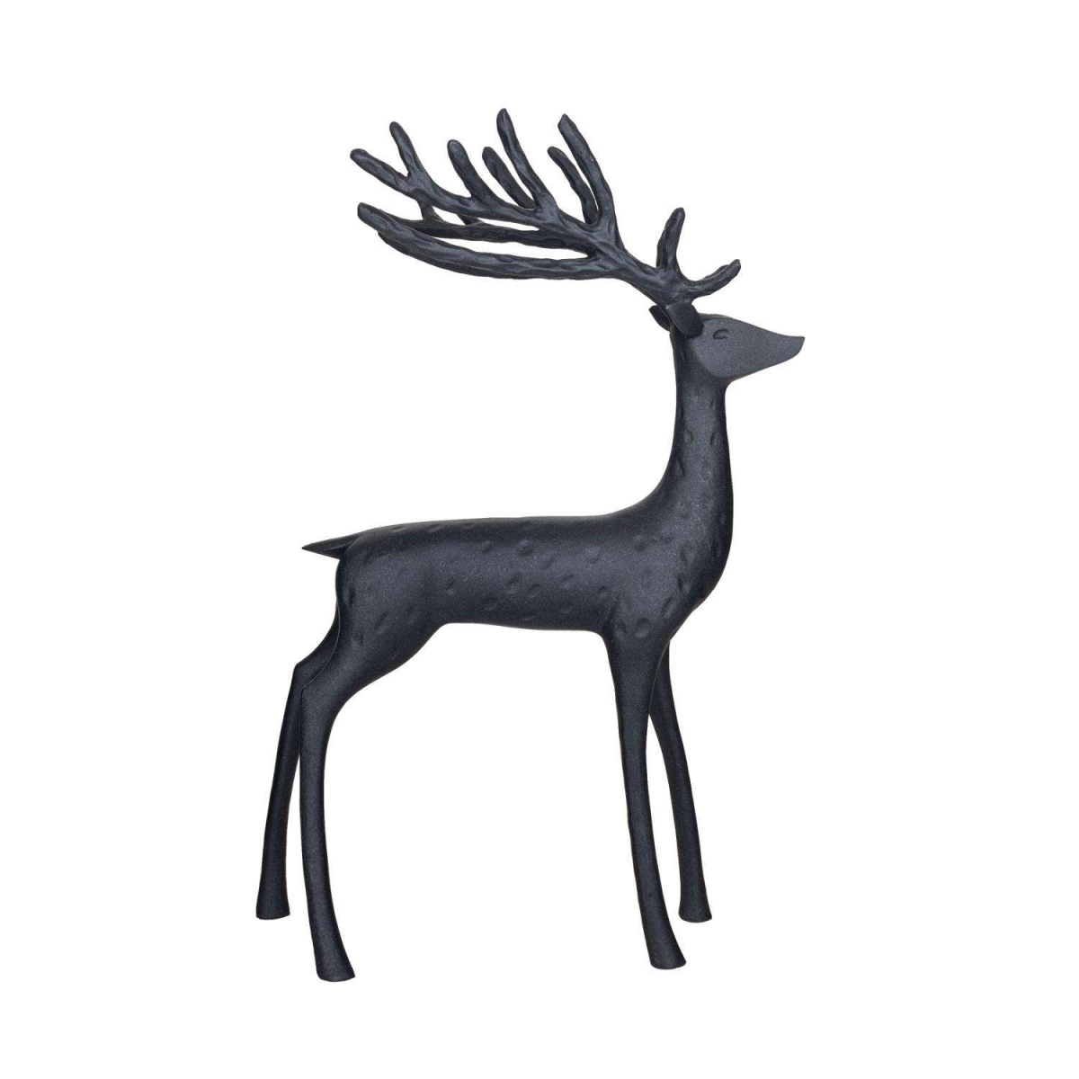 9106334 18 in. Black Reindeer Table Decor