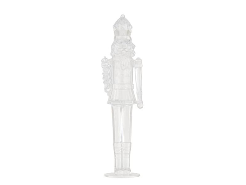 9106332 Acrylic Nutcracker Decor, Clear