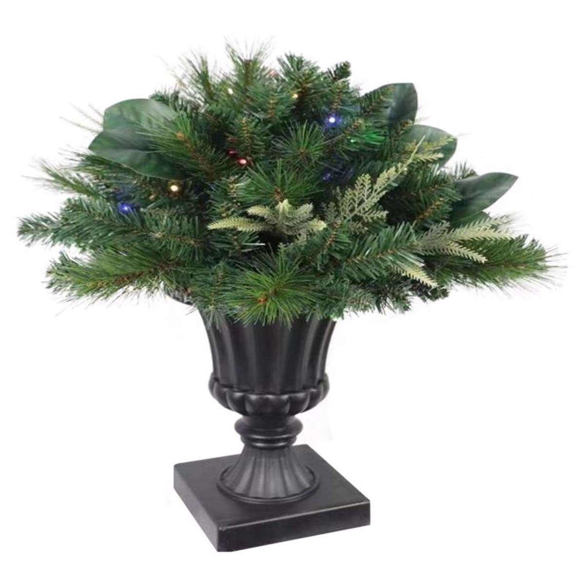 9106914 24 in. Full LED Decorative Color Changing Porch Bush - 35 Count