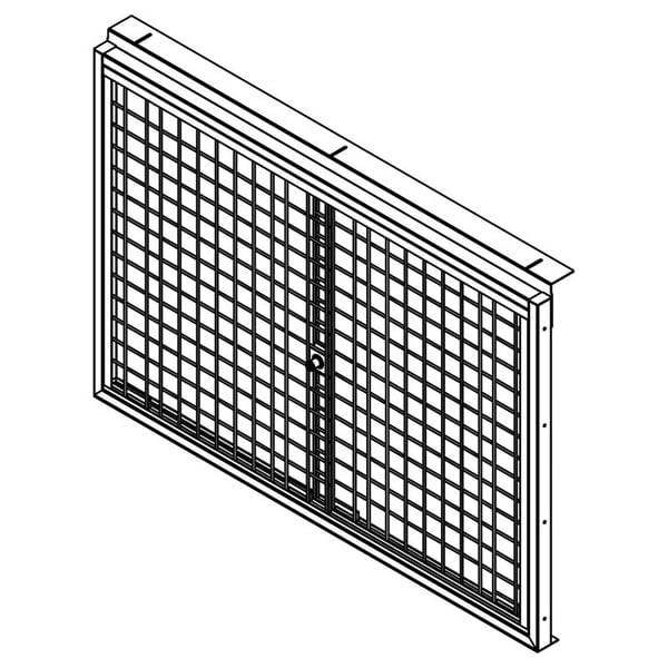 Security Cage Convenience Set - 36 x 30 in. - Durable & Functional
