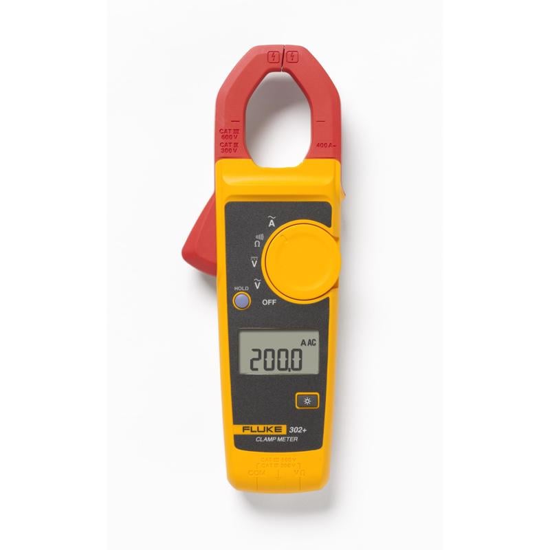 3022418 302 Plus 400A Digital AC Clamp Meter, Yellow