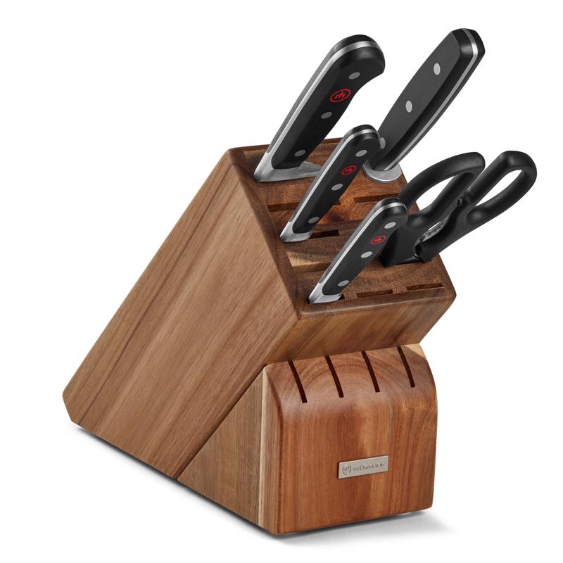 Picture of Wusthof 6093375 Stainless Steel Block Knife Set - 6 Piece