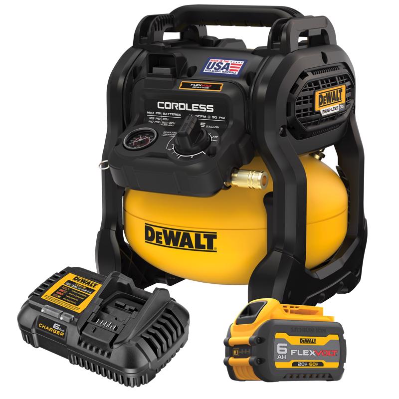 1765080 20V Max 2.5 gal Pancake Portable Air Compressor, 135 PSI - 0.4 HP