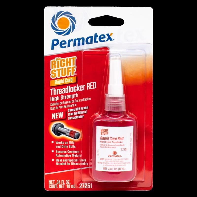 8136860 Right Stuff Red Threadlocker Gel, 10 ml