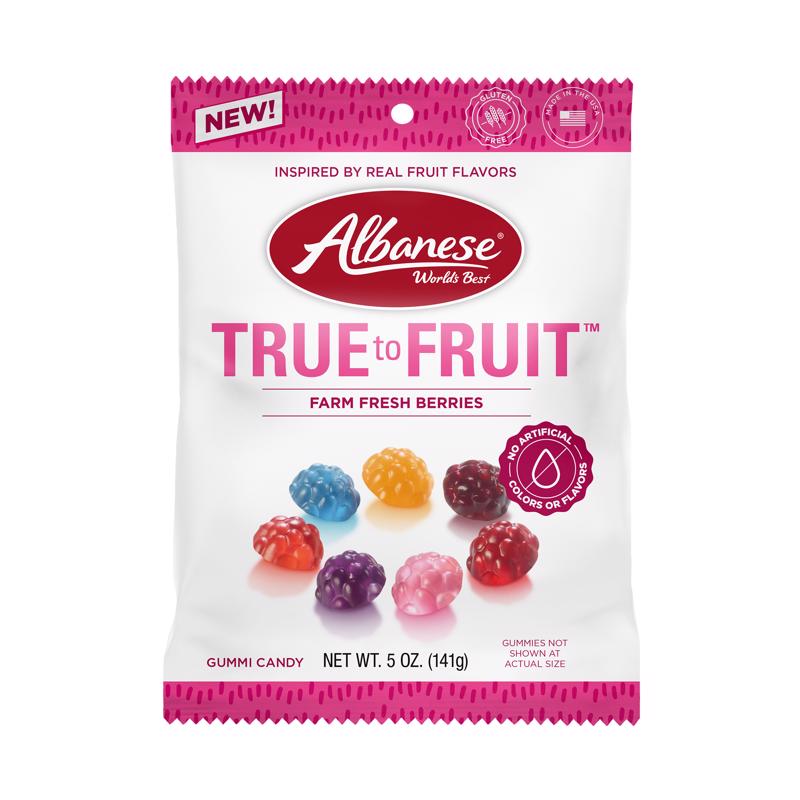 9121855 True to Fruit Gummi Candy, 5 oz