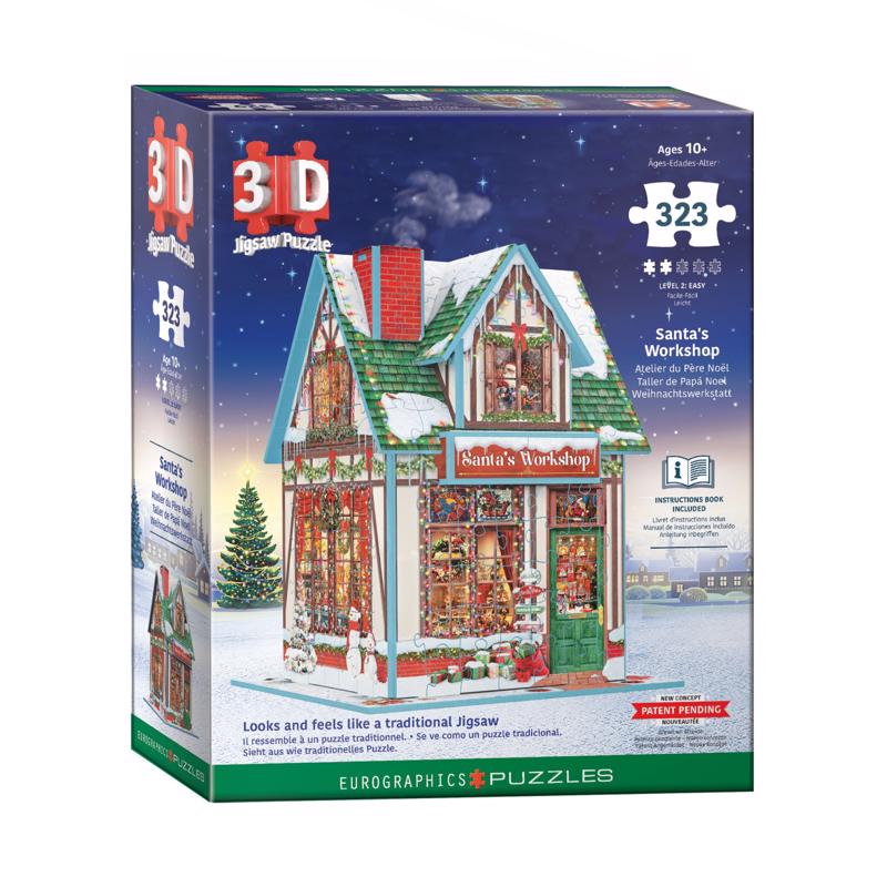 9116255 Santas Workshop 3D Jigsaw Puzzle - 323 Piece