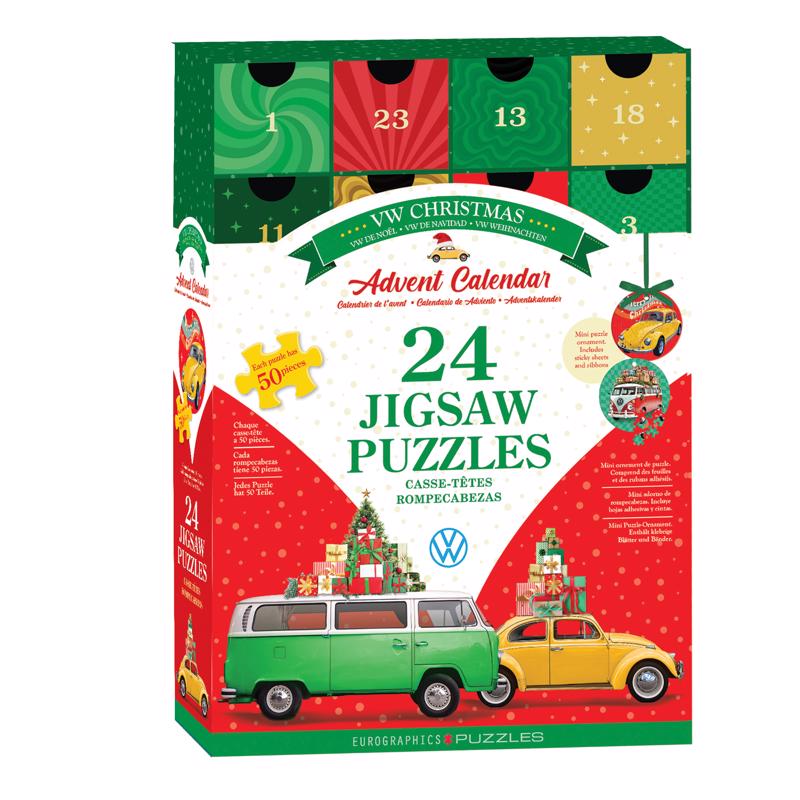 9116258 VW Christmas - Advent Calendar Puzzles - 1200 Piece
