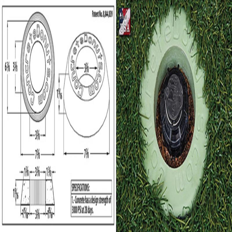 7376437 7.25 x 9 in. Sprinkler Spray Guard, Green